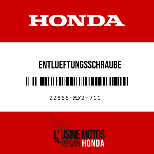 image de 22866-MF2-711 ENTLUEFTUNGSSCHRAUBE