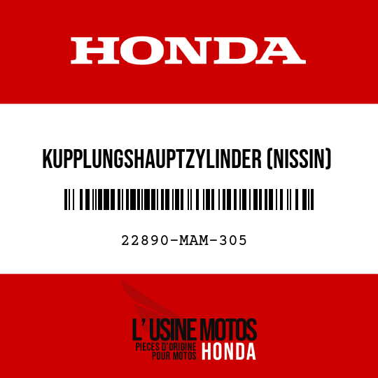 image de 22890-MAM-305 KUPPLUNGSHAUPTZYLINDER (NISSIN)