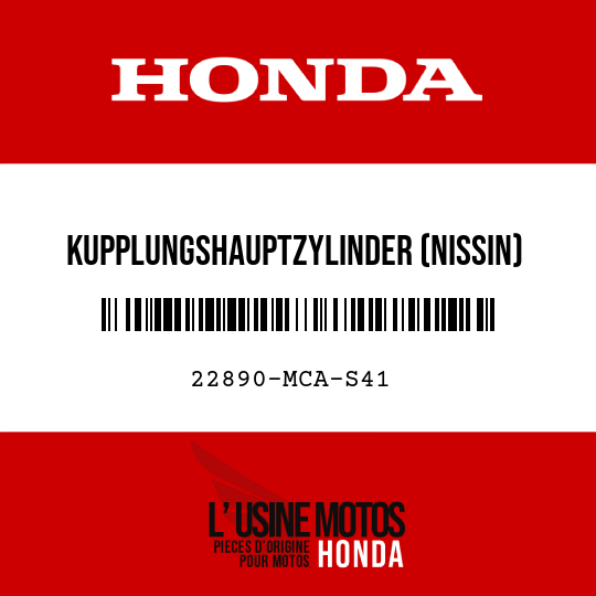 image de 22890-MCA-S41 KUPPLUNGSHAUPTZYLINDER (NISSIN)