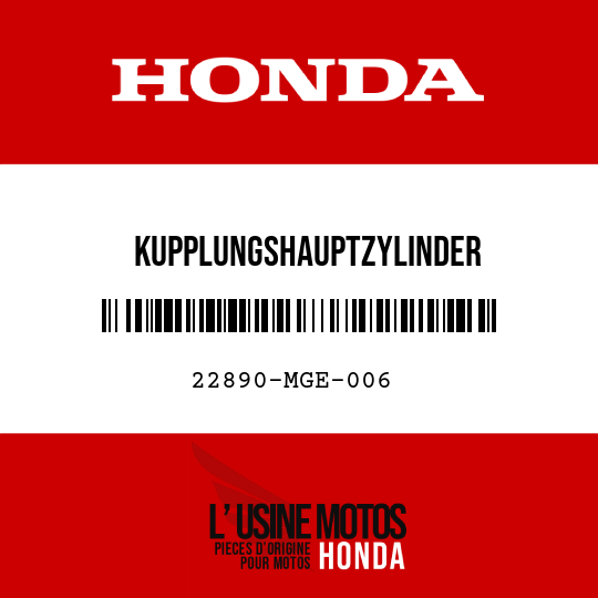 image de 22890-MGE-006 KUPPLUNGSHAUPTZYLINDER