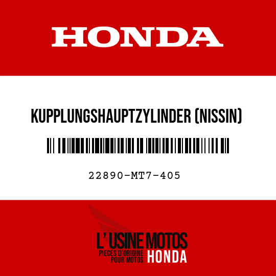image de 22890-MT7-405 KUPPLUNGSHAUPTZYLINDER (NISSIN)