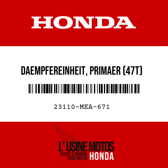 image de 23110-MEA-671 DAEMPFEREINHEIT, PRIMAER (47T)