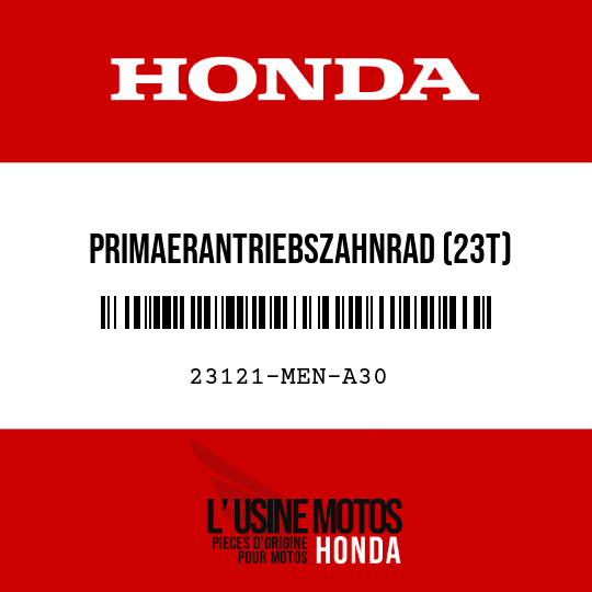 image de 23121-MEN-A30 PRIMAERANTRIEBSZAHNRAD (23T)