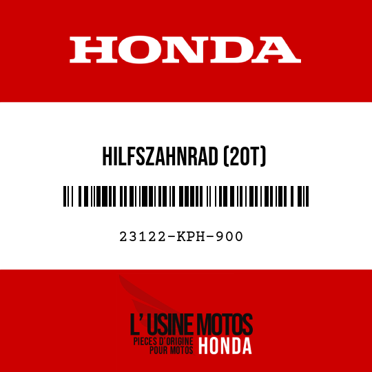image de 23122-KPH-900 HILFSZAHNRAD (20T)