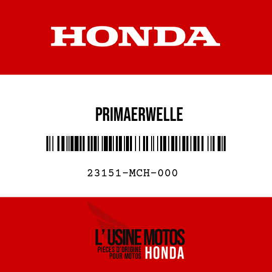 image de 23151-MCH-000 PRIMAERWELLE