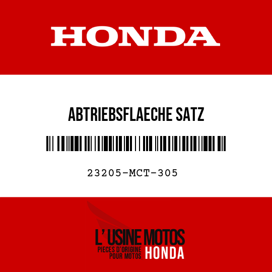 image de 23205-MCT-305 ABTRIEBSFLAECHE SATZ