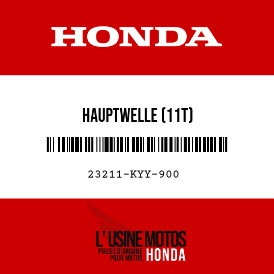 image de 23211-KYY-900 HAUPTWELLE (11T)