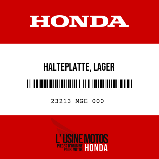 image de 23213-MGE-000 HALTEPLATTE, LAGER