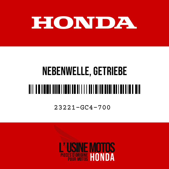 image de 23221-GC4-700 NEBENWELLE, GETRIEBE