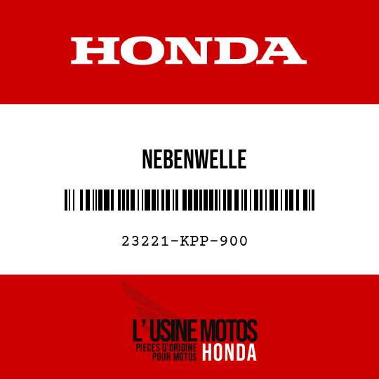 image de 23221-KPP-900 NEBENWELLE