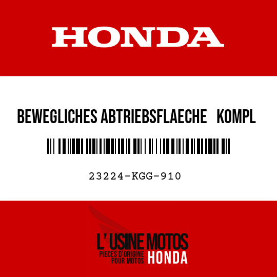 image de 23224-KGG-910 BEWEGLICHES ABTRIEBSFLAECHE   KOMPL