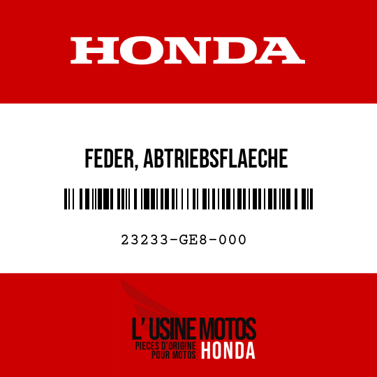 image de 23233-GE8-000 FEDER, ABTRIEBSFLAECHE