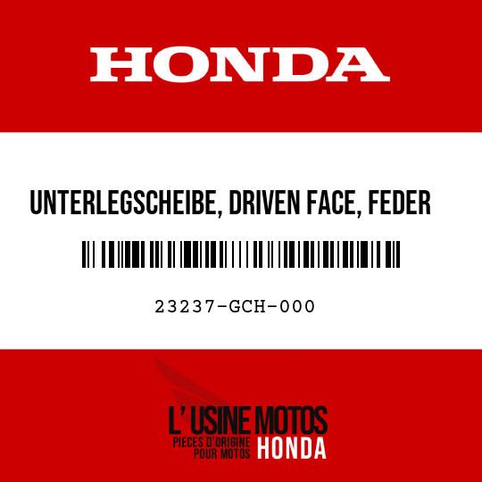 image de 23237-GCH-000 UNTERLEGSCHEIBE, DRIVEN FACE, FEDER