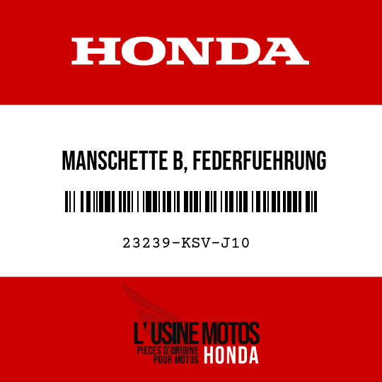 image de 23239-KSV-J10 MANSCHETTE B, FEDERFUEHRUNG