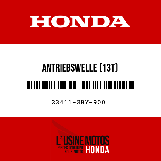 image de 23411-GBY-900 ANTRIEBSWELLE (13T)