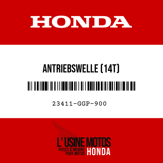 image de 23411-GGP-900 ANTRIEBSWELLE (14T)