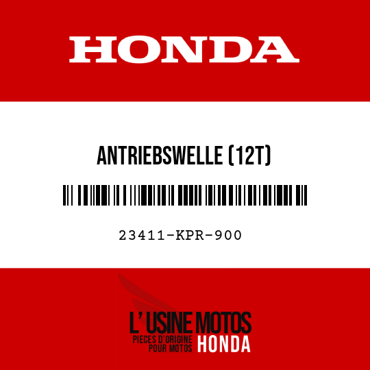 image de 23411-KPR-900 ANTRIEBSWELLE (12T)