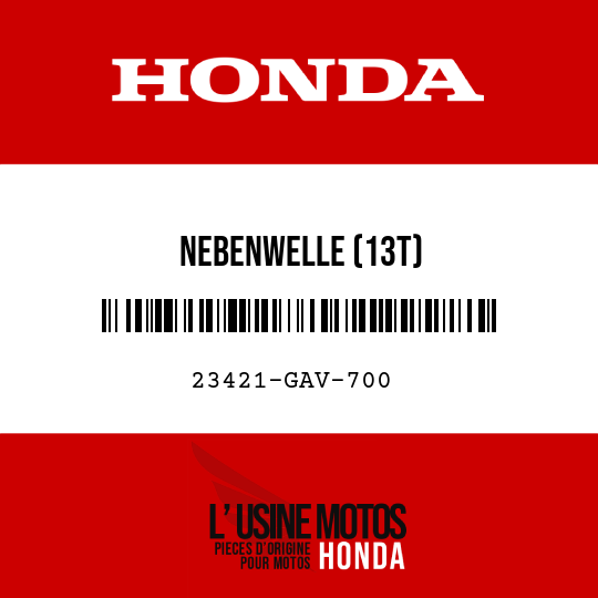 image de 23421-GAV-700 NEBENWELLE (13T)