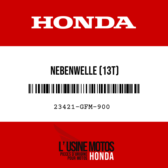image de 23421-GFM-900 NEBENWELLE (13T)