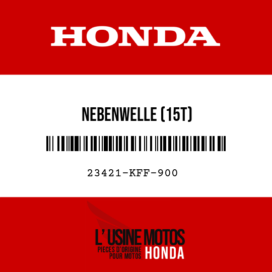 image de 23421-KFF-900 NEBENWELLE (15T)