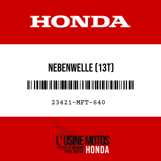 image de 23421-MFT-640 NEBENWELLE (13T)