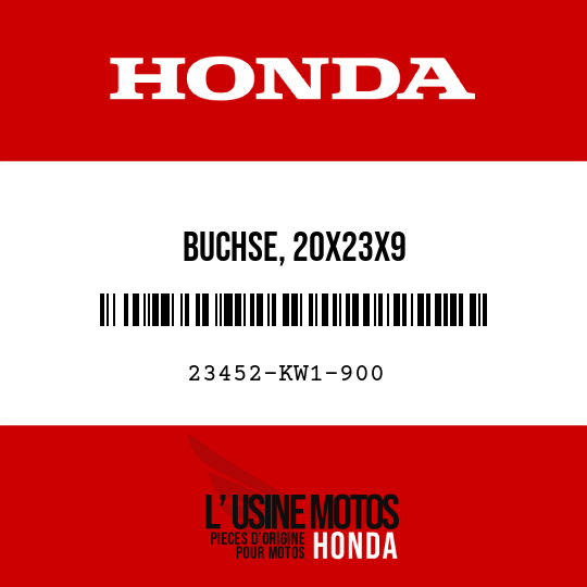 image de 23452-KW1-900 BUCHSE, 20X23X9