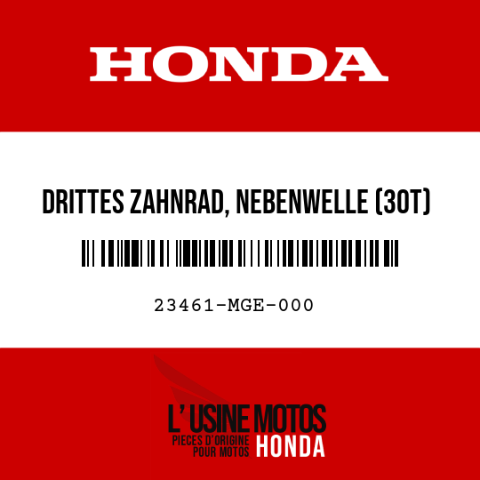 image de 23461-MGE-000 DRITTES ZAHNRAD, NEBENWELLE (30T)