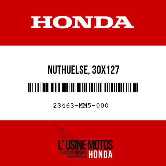image de 23463-MM5-000 NUTHUELSE, 30X127