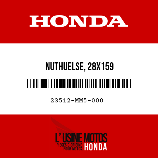 image de 23512-MM5-000 NUTHUELSE, 28X159