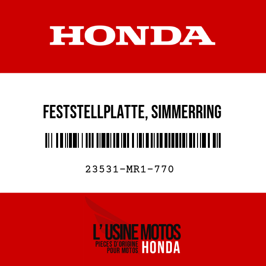 image de 23531-MR1-770 FESTSTELLPLATTE, SIMMERRING