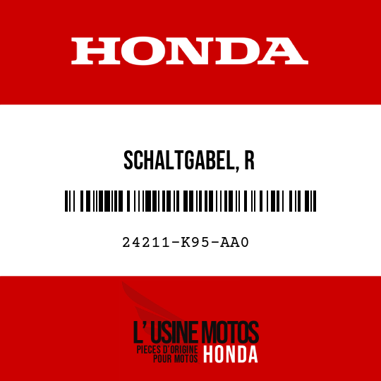 image de 24211-K95-AA0 SCHALTGABEL, R