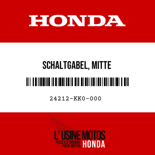 image de 24212-KK0-000 SCHALTGABEL, MITTE