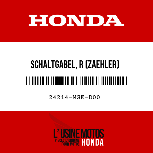 image de 24214-MGE-D00 SCHALTGABEL, R (ZAEHLER)