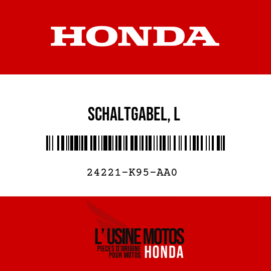 image de 24221-K95-AA0 SCHALTGABEL, L