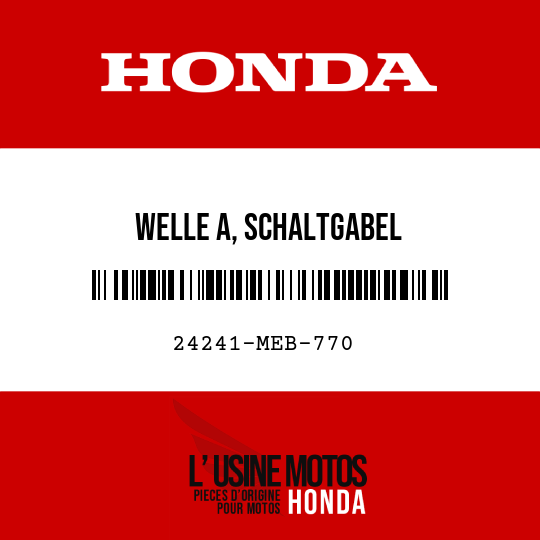 image de 24241-MEB-770 WELLE A, SCHALTGABEL