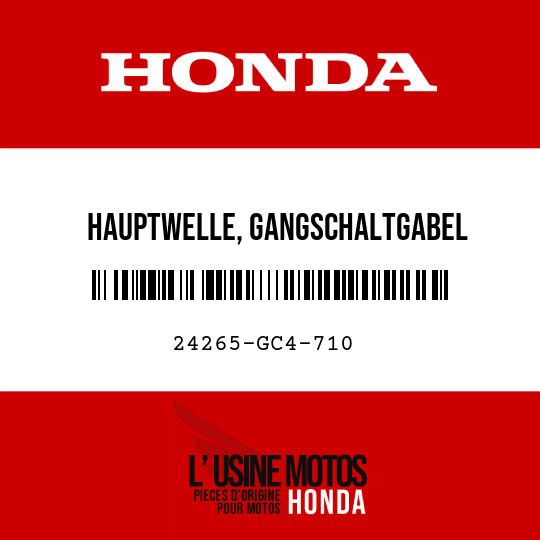 image de 24265-GC4-710 HAUPTWELLE, GANGSCHALTGABEL
