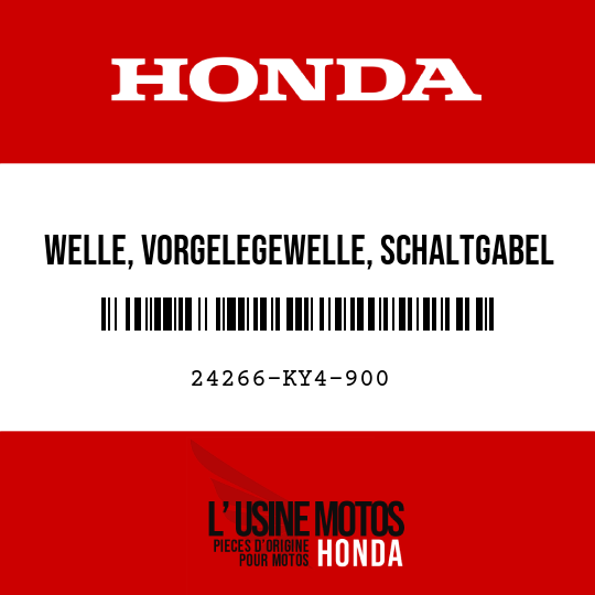 image de 24266-KY4-900 WELLE, VORGELEGEWELLE, SCHALTGABEL