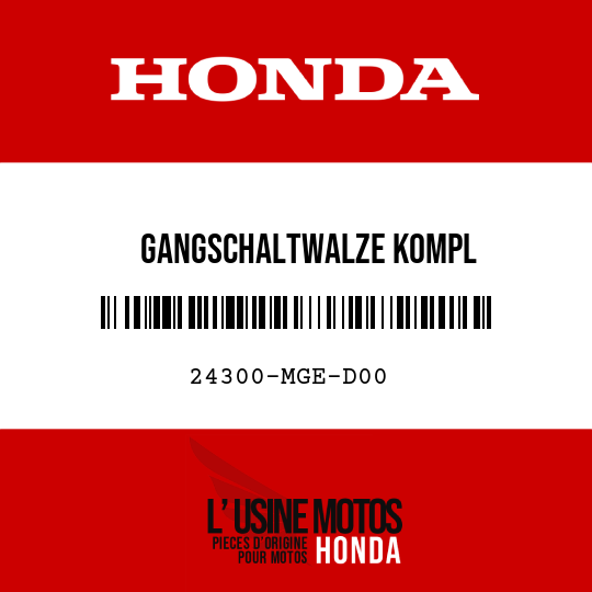 image de 24300-MGE-D00 GANGSCHALTWALZE KOMPL