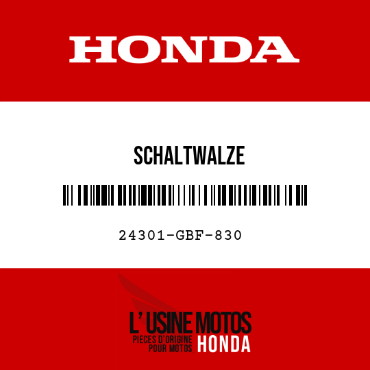 image de 24301-GBF-830 SCHALTWALZE