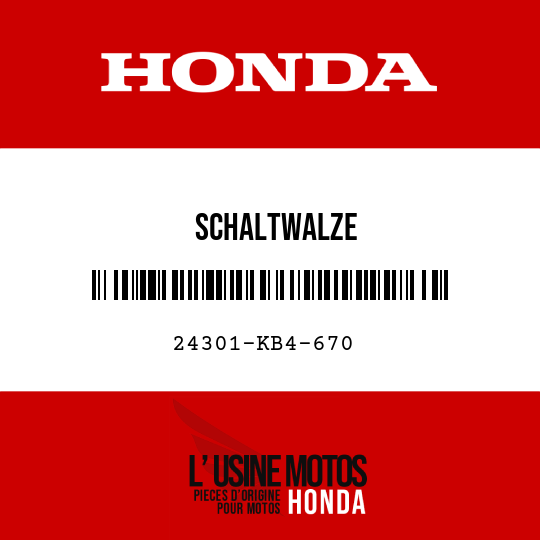 image de 24301-KB4-670 SCHALTWALZE