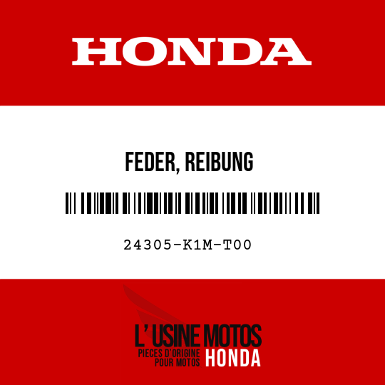 image de 24305-K1M-T00 FEDER, REIBUNG