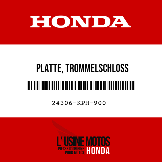 image de 24306-KPH-900 PLATTE, TROMMELSCHLOSS