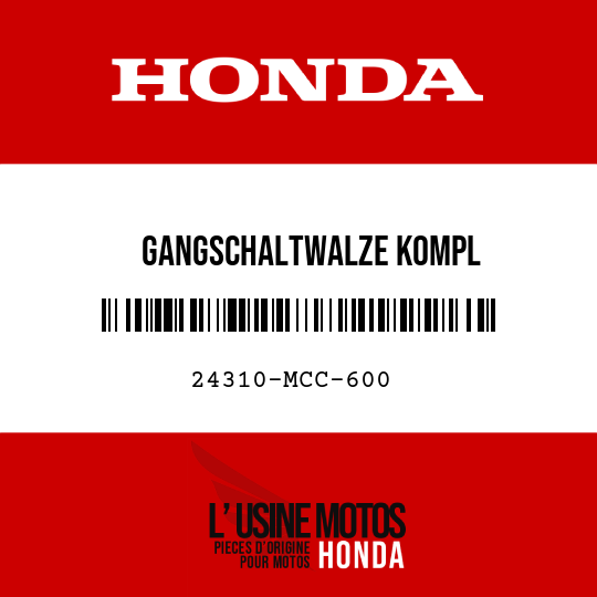 image de 24310-MCC-600 GANGSCHALTWALZE KOMPL