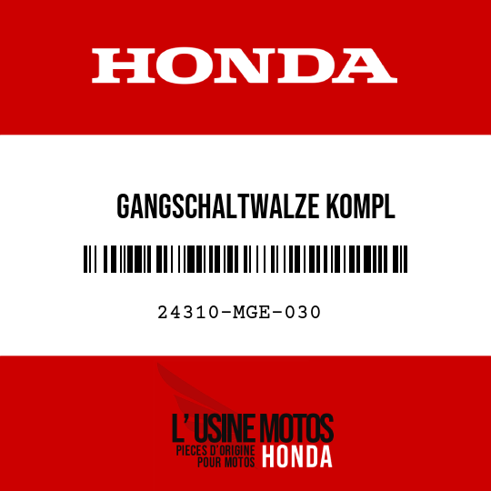 image de 24310-MGE-030 GANGSCHALTWALZE KOMPL