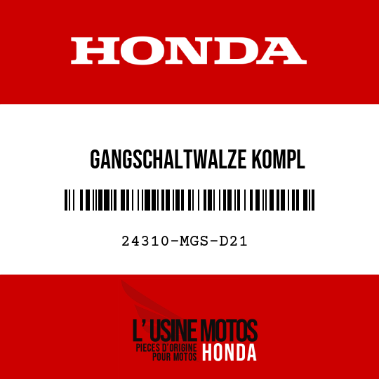 image de 24310-MGS-D21 GANGSCHALTWALZE KOMPL