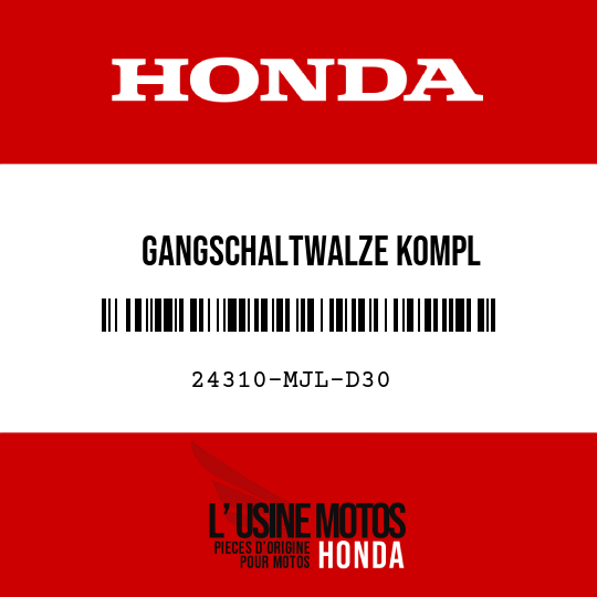 image de 24310-MJL-D30 GANGSCHALTWALZE KOMPL