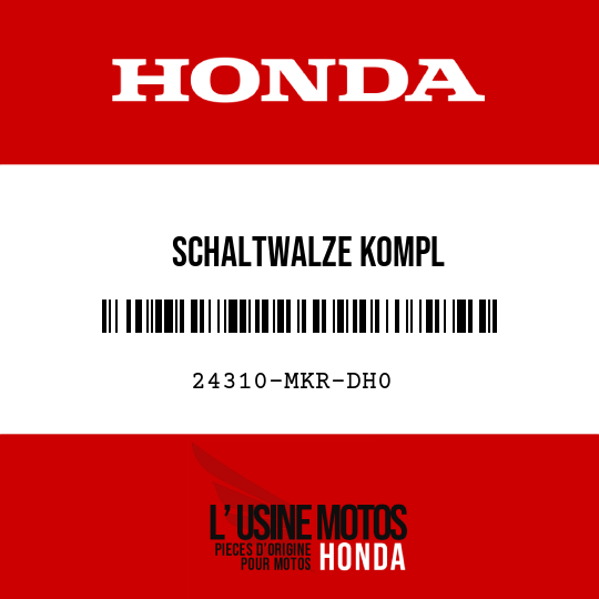 image de 24310-MKR-DH0 SCHALTWALZE KOMPL