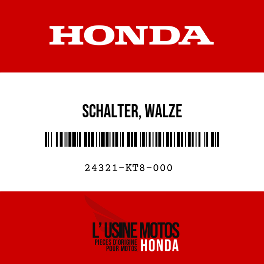 image de 24321-KT8-000 SCHALTER, WALZE