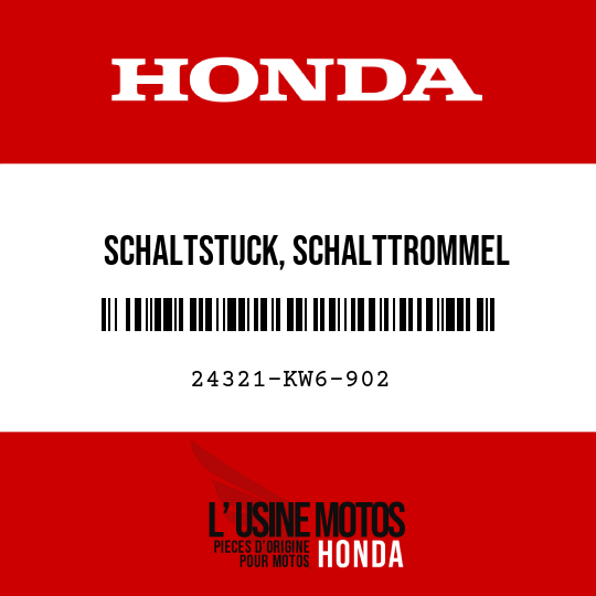 image de 24321-KW6-902 SCHALTSTUCK, SCHALTTROMMEL