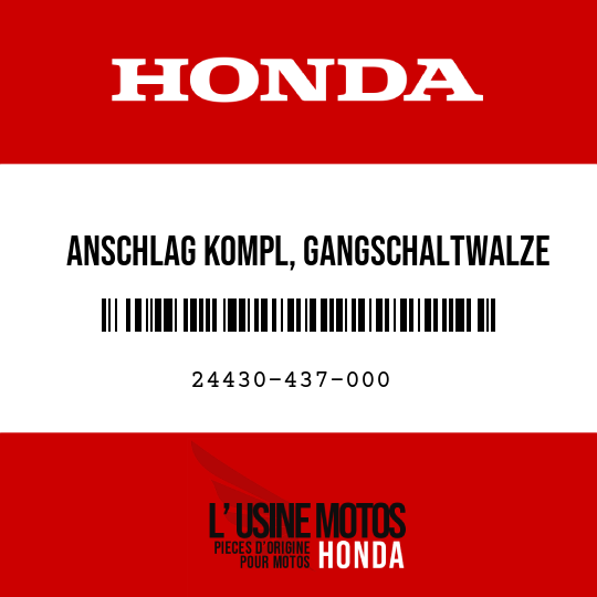 image de 24430-437-000 ANSCHLAG KOMPL, GANGSCHALTWALZE